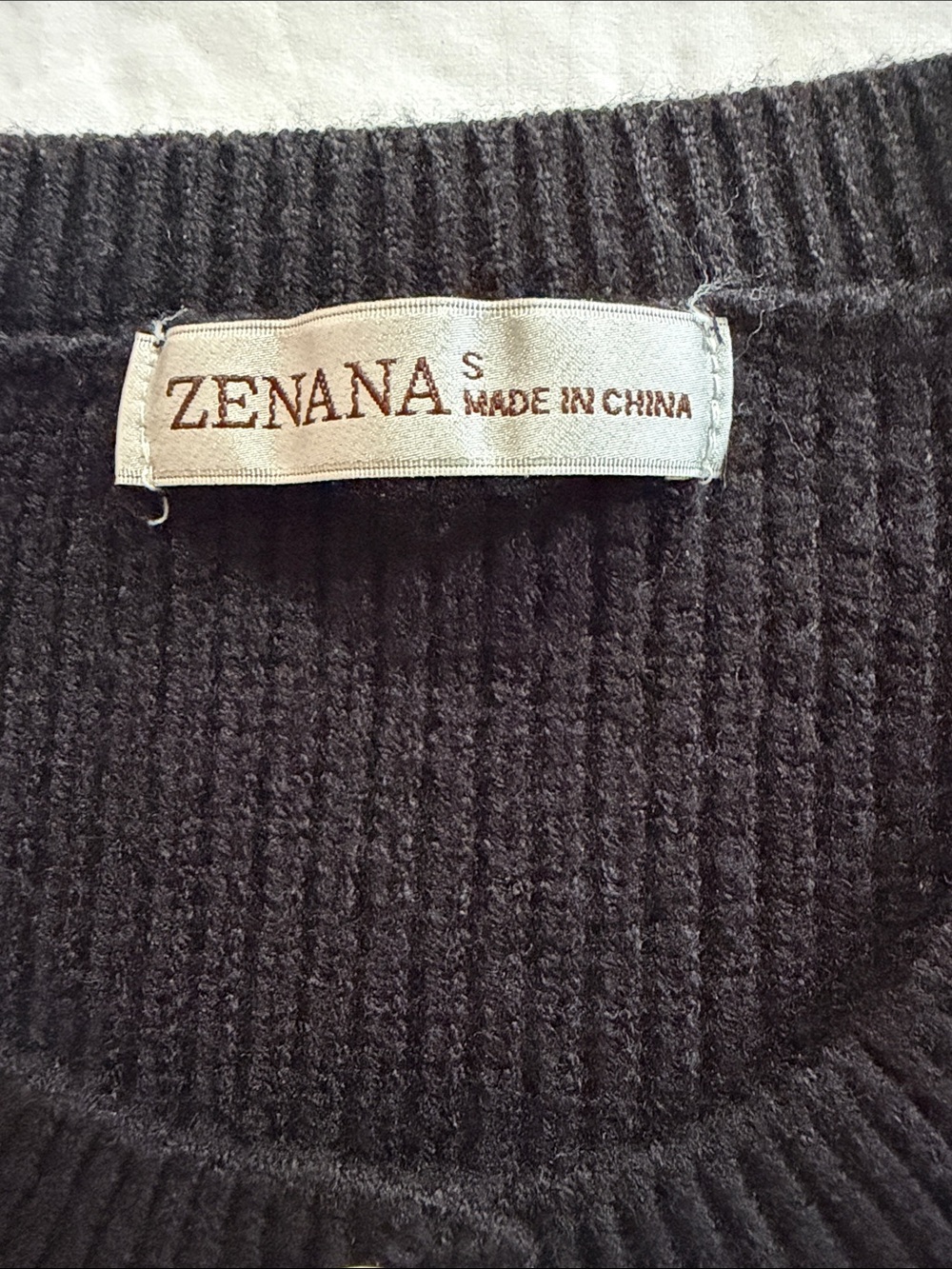 Zenana Outfitters Black vest with White Stripes - Picture 2 of 3